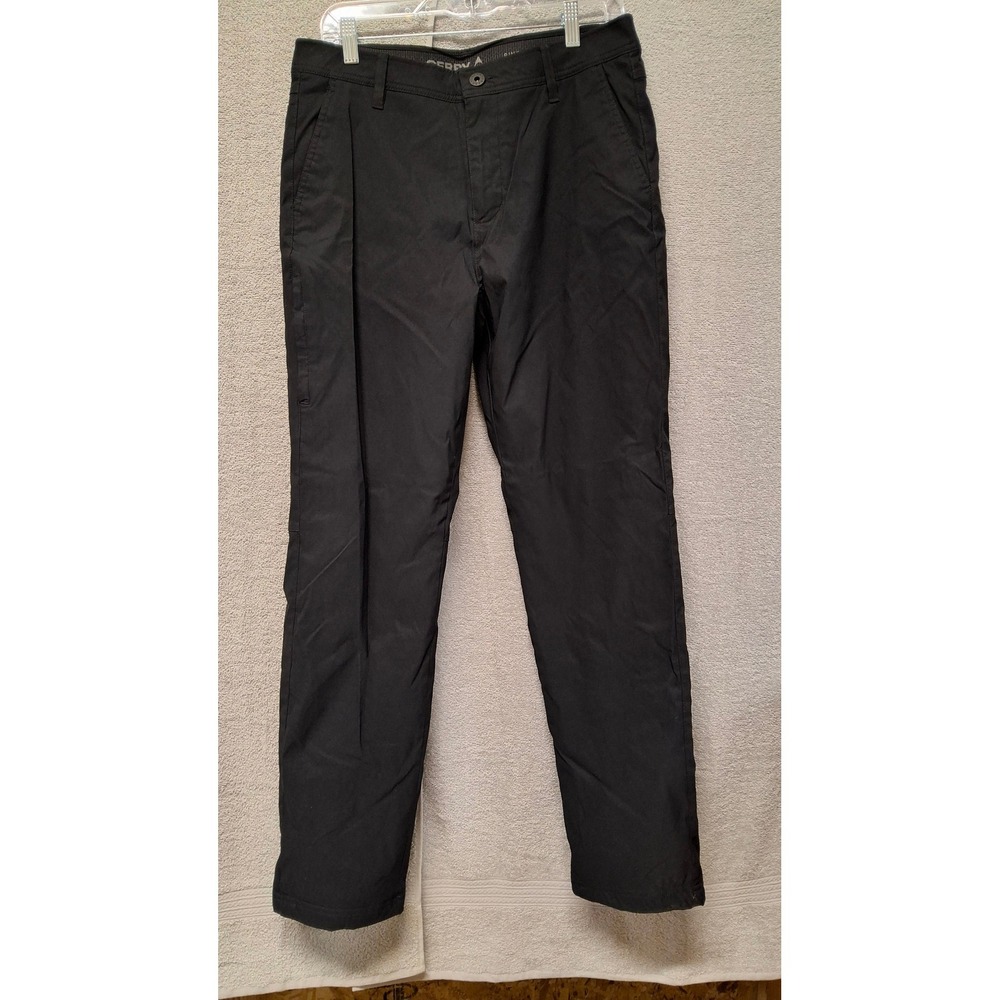 Gerry Mens Venture Pants Black Outdoor Hiking Travel Stretch Trousers 32x34
